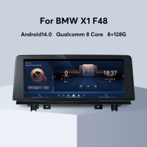 Android 14.0 8G+128G Car MultiMedia Interface For BMW X1 F48 GPS Radio Bluetooth Smart Navigation CD Player Head Unit Entertainment System Upgrade