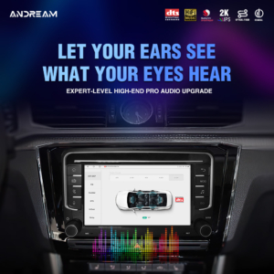 7'' Android 13 sound quality upgrade navigation DTS pure digital DSP amplifier for Volkswagen SEAT Skoda integrated wireless Carplay and Android Auto