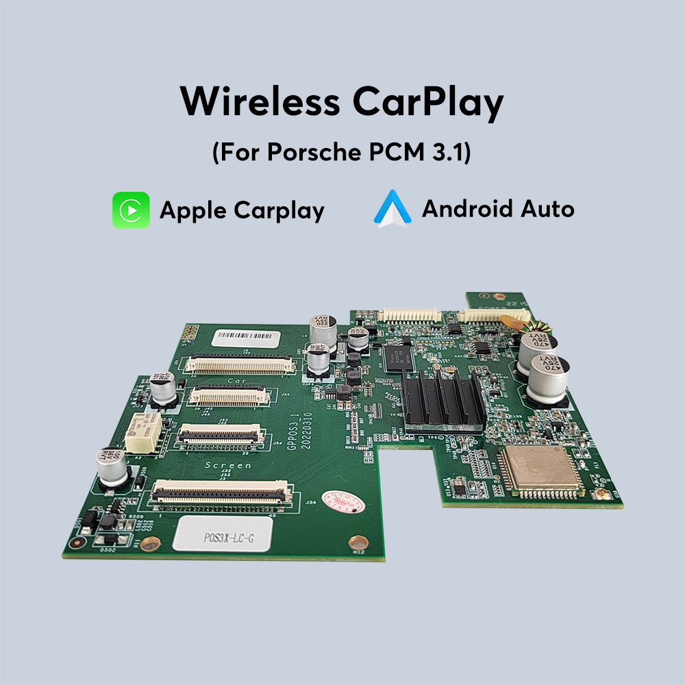 Andream Wireless CarPlay Android Auto MMI Interface Adapter Prime Retrofit Kit For Porsche 911 Bosxter Cayman Macan Cayenne Panamera PCM3.1