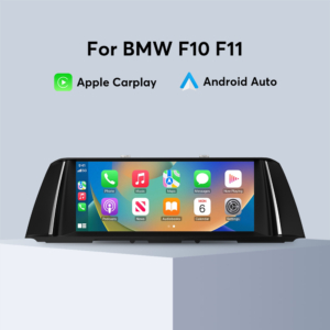 10.25" Wireless CarPlay Android Auto Head Unit Car Multimedia For BMW Series 5 F10 F11 F18 CIC NBT Idrive Steering Wheel Player Bluetooth