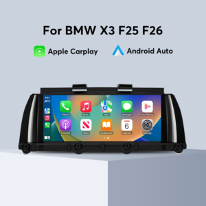 Wireless CarPlay & Android Auto Touch Screen Multimedia Display Upgrade for BMW X3 F25 F26 2009- 2017 CIC NBT