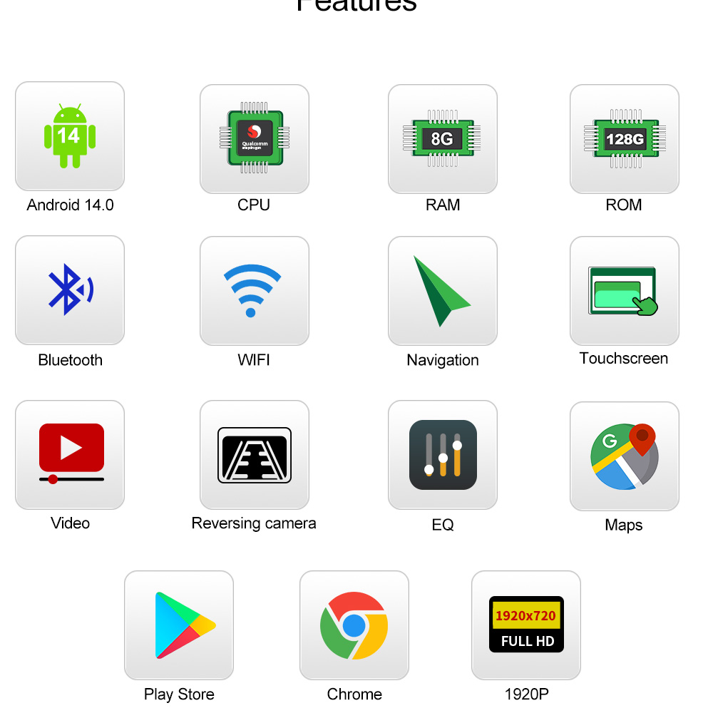 10.25" Android 14.0 Qualcomm 8 Core Car Multimedia for BMW X5 X6 E70 E71 E72 2007-2013 Gps Navigation Auto Radio Bluetooth Head unit built-in 4G LTE - Image 2