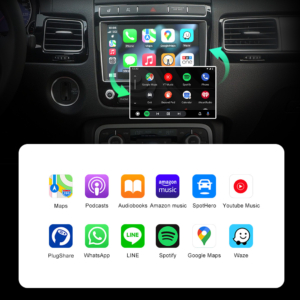 Alternative view of Wireless Carplay Android Auto MMI Prime Retrofit Interface For Volkswagen Touareg V6 V8 TDI Hybrid R-Line Executive 2010-2018 Navigation