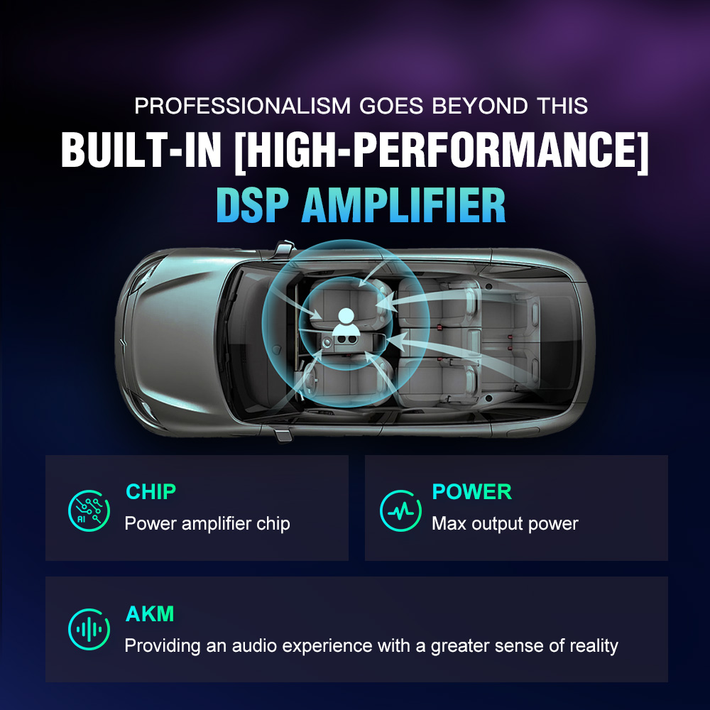 Andream Android built-in DSP CarPlay radio upgrade screen for 2004-2011 Opel with optical coaxial lossless sound output Price: - Image 2