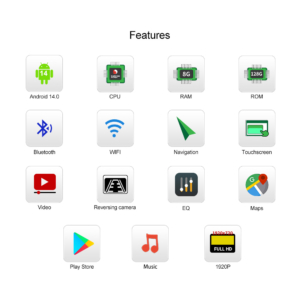 Alternative view of Android 14 8+128G auto wireless carplay decoder box For Mercedes Benz NTG6.0 A B E CLA GLA GLE GLC GLB Class 2019 - 2024 Touch Interface GPS