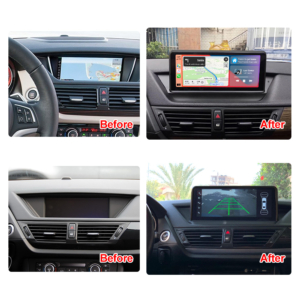 Alternative view of 10.25" Wireless CarPlay Car Multimedia Screen For BMW X1 E84 2009-2015 iDrive Wired Android Auto Head Unit Car Dvd Player