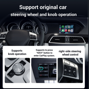 Alternative view of Andream Wireless CarPlay for Mercedes Benz A B C E CLA GLA GLK ML NTG4.5 Benz Becker With Android Auto Mirror Link AirPlay