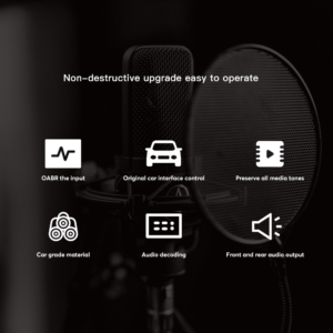 Alternative view of Fibre optic amplifier adaptor Audio upgrade interface Ethernet for LAND ROVER car stereo sound tuning oem upgrade