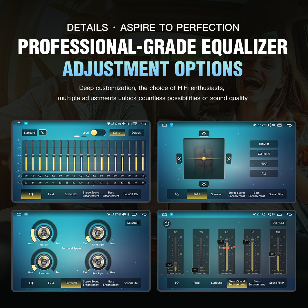 Andream Android built-in DSP CarPlay radio upgrade screen for 2004-2011 Opel with optical coaxial lossless sound output Price: - Image 3