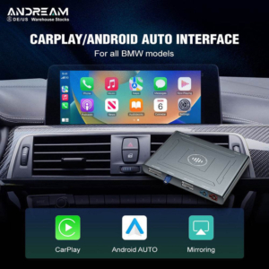 Andream Wireless CarPlay Android Auto MMI Prime For BMW CIC NBT EVO System Series 1 2 3 4 5 6 7 X1 X3 X4 X5 X6 X7 Mini I3 I8 GPS Navigation Kit