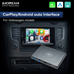 Andream Wireless Carplay Android Auto Interface Box Module For Volkswagen VW Golf Passat Lingdu Tiguan Teramont 2014-2018 Navigation MMI MIB System