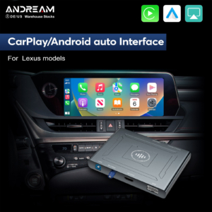 Andream Wireless Carplay For Lexus GS/LS/ES/IS/UX/LX/RC/NX/RX Android Auto Automatic Interface Box Mirror Multimedia AirPlay Interface Box