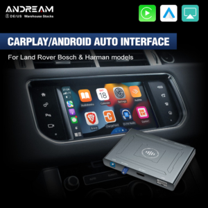 Andream Wireless Carplay OEM Adapter Dongle Interface Module Box For Land Range Rover Sport Evoque Vogue Discovery 4  Bosch Jaguar XE XF Android Auto