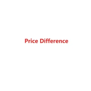 Price difference