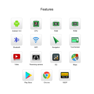 Alternative view of 10.25" Qualcomm Octa-core Android 14.0 8G+128G Built-in 4G IPS Display With Wireless CarPlay/Android Auto For BMW I3 I8 2013-2019